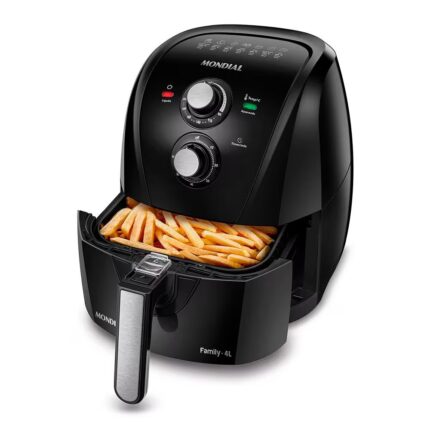 Fritadeira Elétrica Sem Óleo Air Fryer Mondial Family AFN40FB 4L Preta