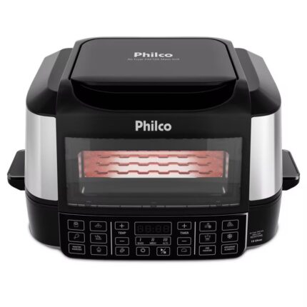 Fritadeira Elétrica Air Fryer Philco PAF12A Barbecue Digital 12L Preta